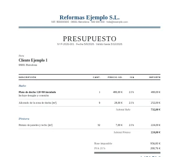Carta: Membrete centrado con doble filete y el cliente como destinatario de una carta.
